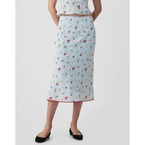 Gap x Doen Skirt Floral Midi Multicolor XL
